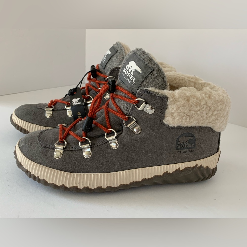 Waterproof Sorel Youth Gray Out N About Winter Boots